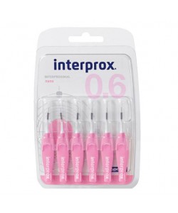 INTERPROX NANO ROSA 0.6MM 6U