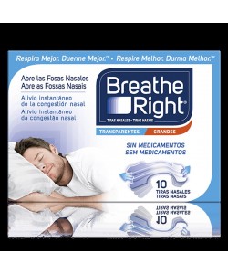 BREATHE RIGHT TRANSPARENTES...