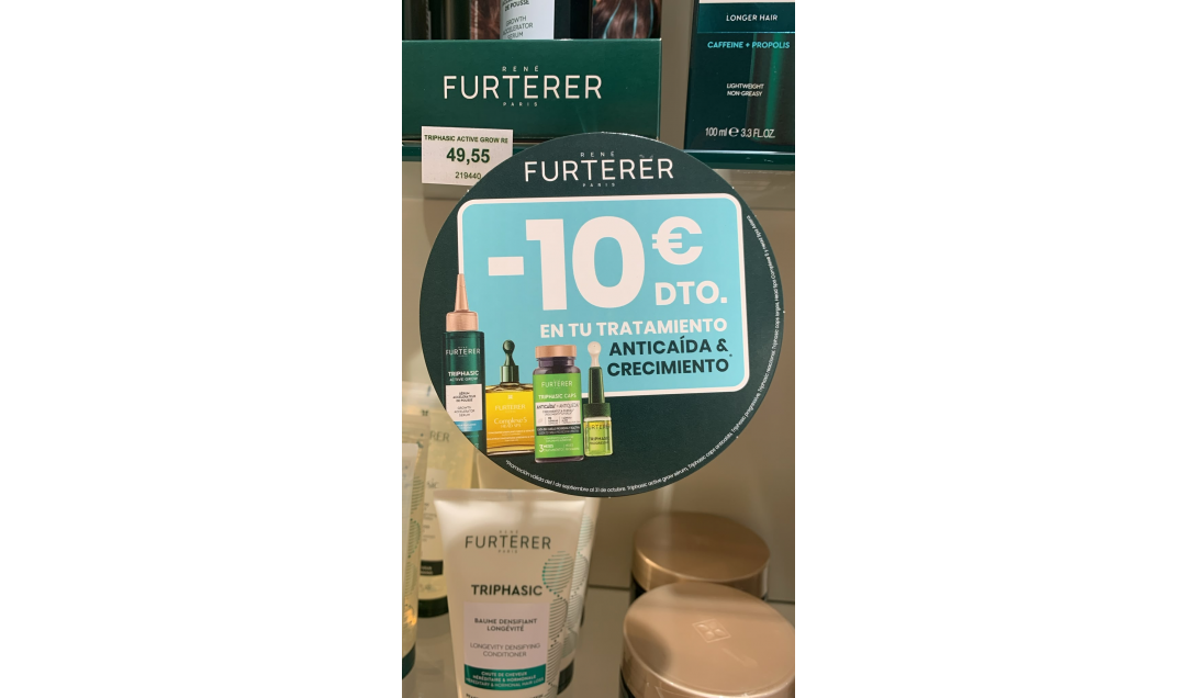 Rene Furterer: -10€ De descuento en tratamiento anticaida y crecimiento